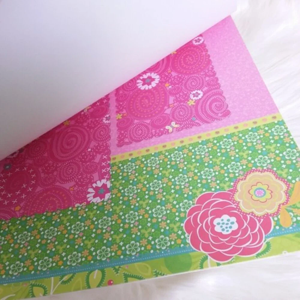 Scrapbook & Frame A Name Papers 12 x 12